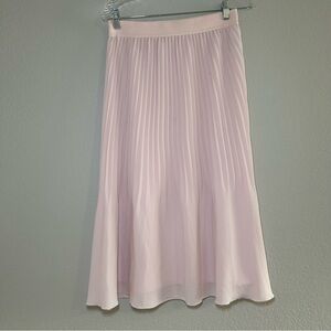 J. Crew Light Pink Pleated Skirt Women’s 6 Coquette Career Office Girly Preppy